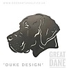 Great Dane Wall Art (Duke Design)
